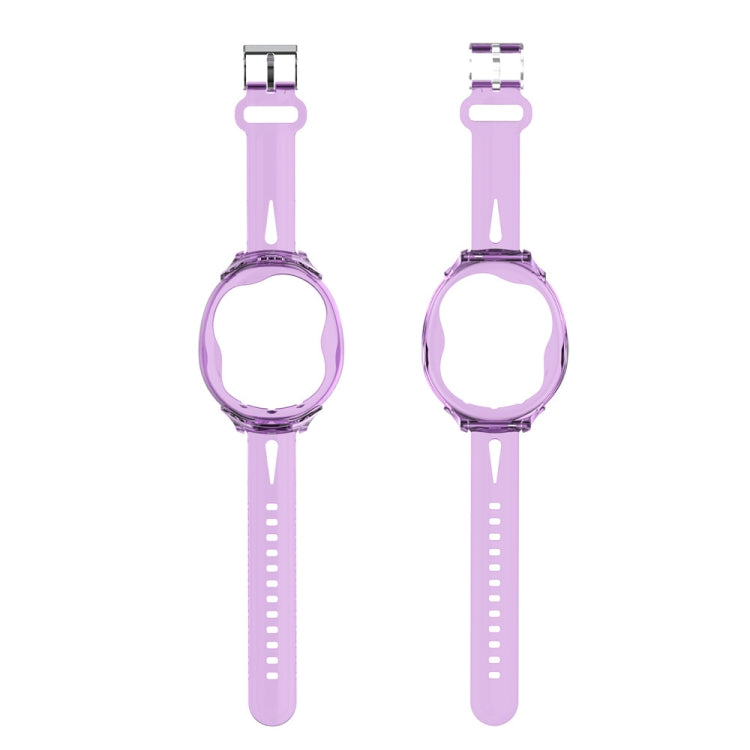 For Tamagotchi UNI (2023) Pet Game Machine Silicone Integrated Watch Strap Protective Case(Transparent) - Accessories by buy2fix | Online Shopping UK | buy2fix