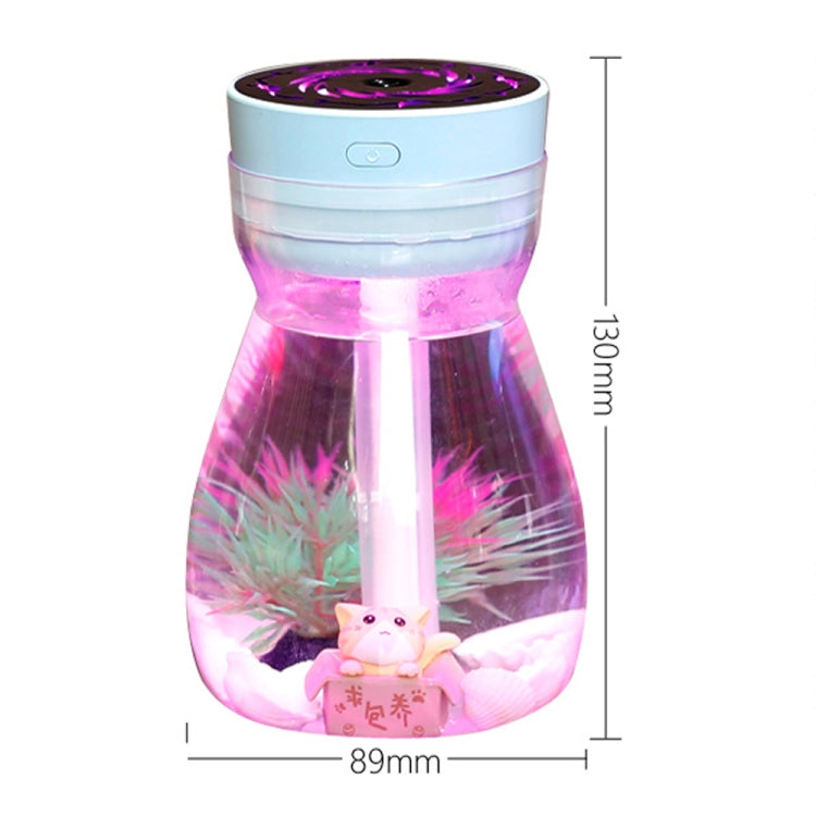 FH-068 Mini USB Car Home Colorful Light Bottle Micro Landscape Humidifier(Pink) - Air Purifiers & Accessories by buy2fix | Online Shopping UK | buy2fix