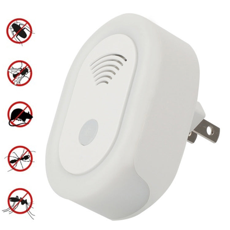 Adjustable Night Light Ultrasonic Mosquito Repeller Mini Home Electronic Mouse Repeller, Spec: US Plug(White) - Repellents by buy2fix | Online Shopping UK | buy2fix