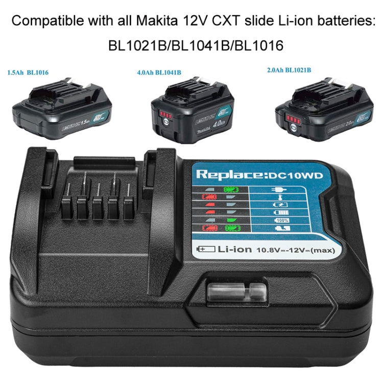 For MAKBL1013 10.8V~12V Lithium Battery Charger, Specification: AU Plug - Electric Saws & Accessories by buy2fix | Online Shopping UK | buy2fix