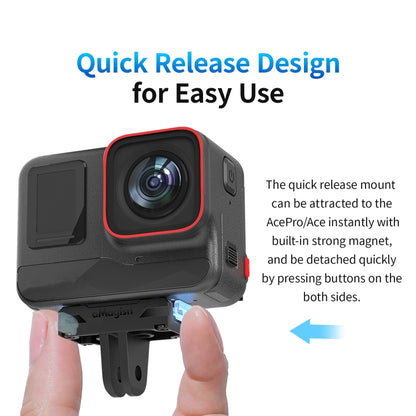 For Insta360 Ace / Ace Pro aMagisn Magnetic Quick Release Plastic Accessories Sports Camera Accessories - Others by aMagisn | Online Shopping UK | buy2fix