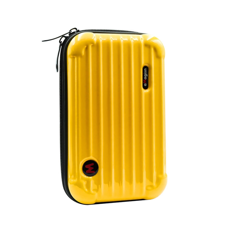For DJI Osmo Pocket 3 aMagisn Small Organizer Bag Sports Camera Protective Accessories(Yellow) - Case & Bags by aMagisn | Online Shopping UK | buy2fix