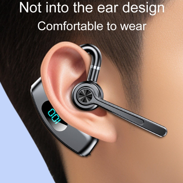 V600 On-Ear OWS Bone Conduction Gaming Noise Reduction Bluetooth Earphones(Black) - Bluetooth Earphone by buy2fix | Online Shopping UK | buy2fix