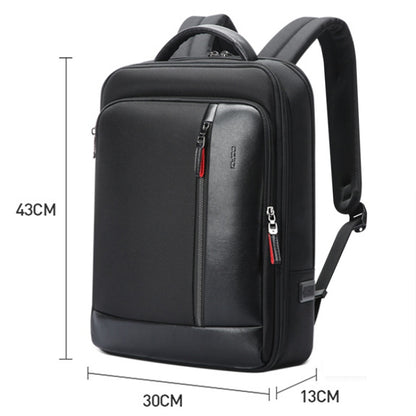 Bopai 751-006641A Large Capacity Anti-theft Waterproof Laptop Business Backpack(Black) - Backpack by Bopai | Online Shopping UK | buy2fix