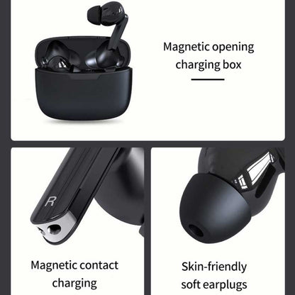 Hishell Y113 Smart Voice Translator Earphone Wireless Earbuds Real Time Instant Online 40 Languages Translate Earphone(Black) -  by Hishell | Online Shopping UK | buy2fix