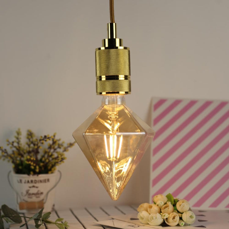 E27 Screw Port LED Vintage Light Shaped Decorative Illumination Bulb, Style: G95 Inner Pineapple Gold color(110V 4W 2700K) - LED Blubs & Tubes by buy2fix | Online Shopping UK | buy2fix