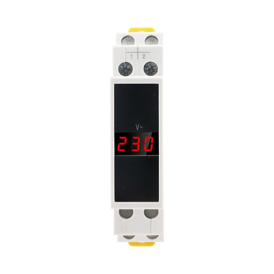 SINOTIMER SDM011 Modular Din Rail Type AC Single-Phase Digital Voltmeter Electronic Instrumentation - Current & Voltage Tester by SINOTIMER | Online Shopping UK | buy2fix