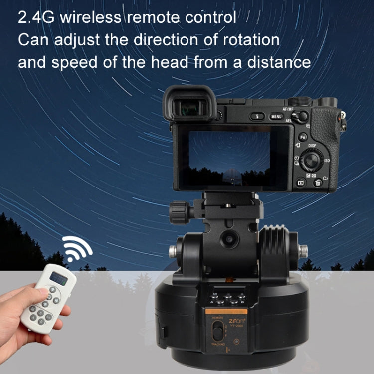 ZIFON YT-2000 Intelligent Electric Gimbal Rocker Panoramic Rotation Face Tracking Cell Phone Camera Live Streaming Artifact(Standard) - Tripod Heads by ZIFON | Online Shopping UK | buy2fix