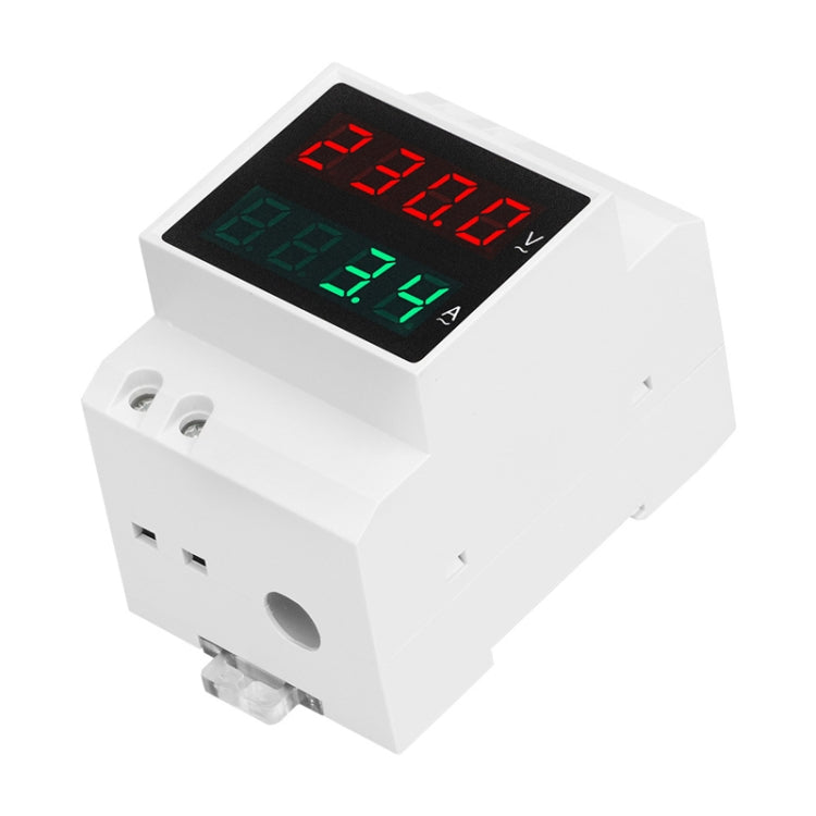SINOTIMER SDM003-F 4 Digits Display DIN-Rail Single Phase AC Dual Display Voltage And Current Meter - Current & Voltage Tester by SINOTIMER | Online Shopping UK | buy2fix