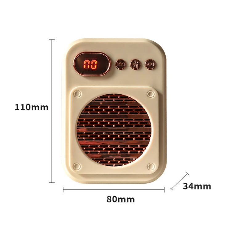 S25 Mini Bluetooth Teacher Guide Speaker Street Stalls Selling Loudspeakers, Color: White - Loudspeaker by buy2fix | Online Shopping UK | buy2fix