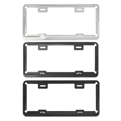 Taiwan Car License Plate Stainless Steel Frame, Specification: Black - License Plate Covers & Frames by buy2fix | Online Shopping UK | buy2fix