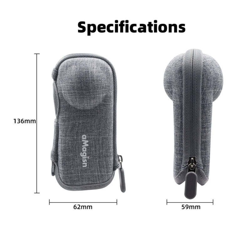 For Insta360 X4 aMagisn Storage Bag  Anti-scratch Carry Case - Case & Bags by aMagisn | Online Shopping UK | buy2fix
