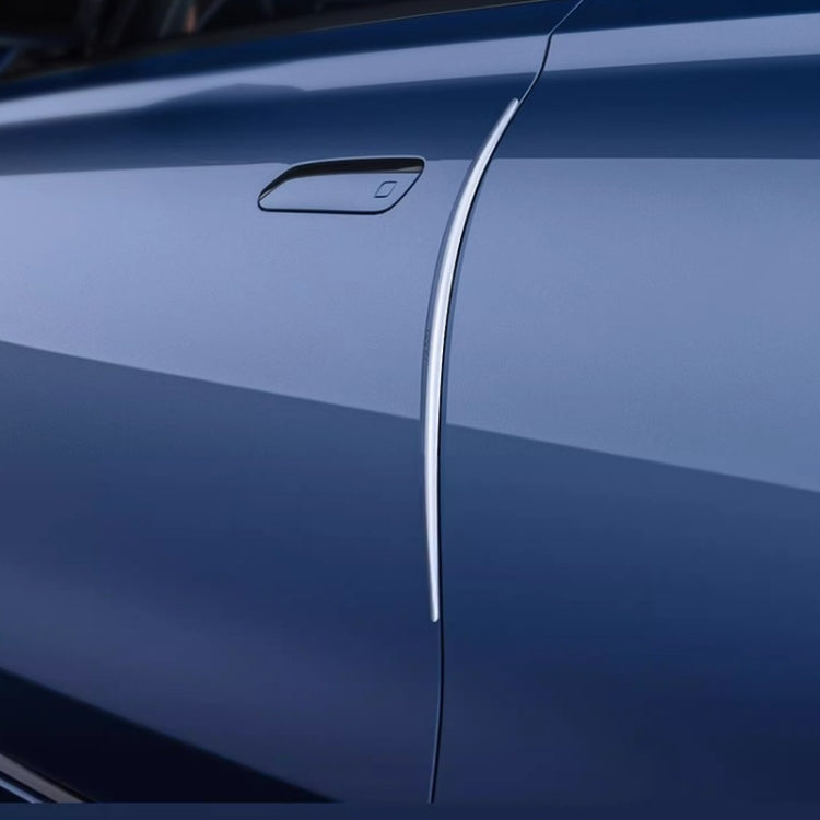 HAOCAI 40cm Car Door Anti-collision Strip Door Edge Bumper Protector, Color: 2pcs Transparent - Anti Collision Sticker by HAOCAI | Online Shopping UK | buy2fix