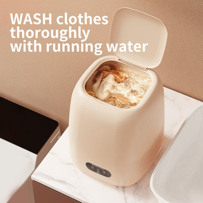 Small Household Portable Underwear Washing Machine, Size: UK Plug(Milk Yellow) - Washing Machines & Accessories by buy2fix | Online Shopping UK | buy2fix