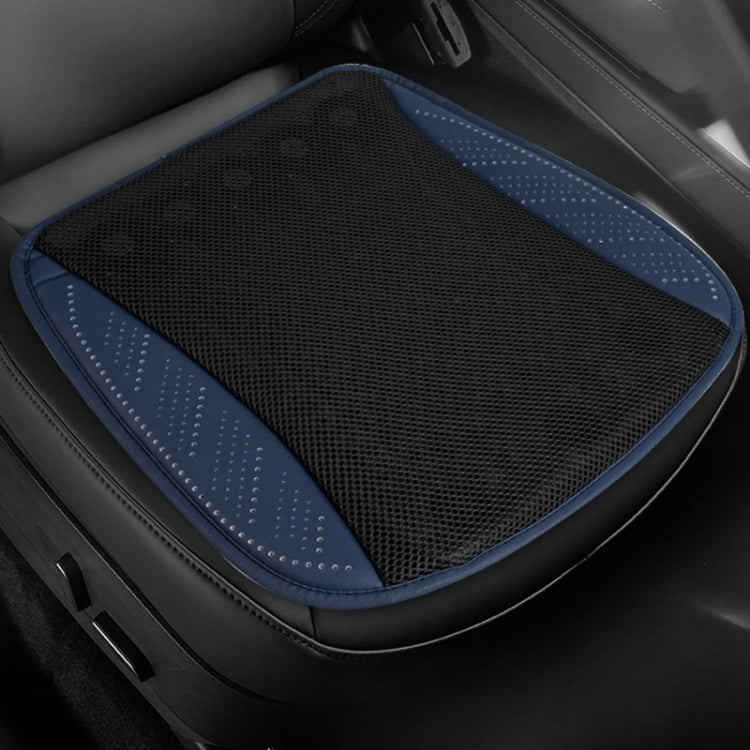 Car USB Summer Cool Ventilated Breathable Seat Cushion(Navy 8 Sets Fan) - Seat Accessories by buy2fix | Online Shopping UK | buy2fix