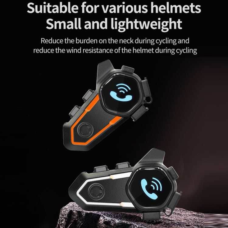 Motorcycle Noise Reduction Waterproof Helmet Cycling Bluetooth Headphones - Motorcycle Walkie Talkie by buy2fix | Online Shopping UK | buy2fix