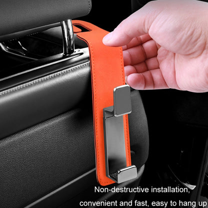 Car Multifunctional Hidden Hook Seat Back Storage Hook(Orange) - Auto Fastener & Clips by buy2fix | Online Shopping UK | buy2fix
