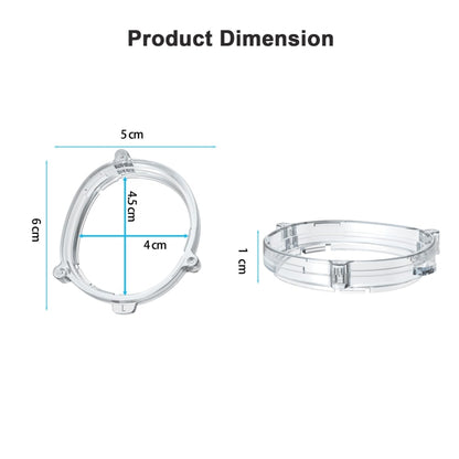 For Meta Quest 3 VR Magnetic Eyeglasses Frame, Spec: Anti Blue Light Lens+Frame Transparent - VR Accessories by buy2fix | Online Shopping UK | buy2fix