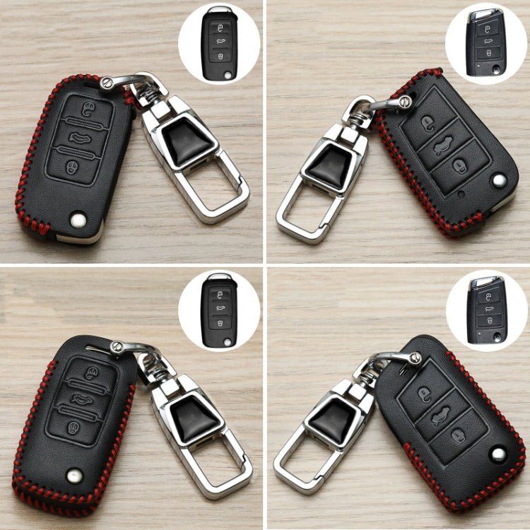 For Volkswagen Jetta Car Key Cover Multifunctional Keychain Anti-lost Number Plate(A) - Car Key Cases by buy2fix | Online Shopping UK | buy2fix