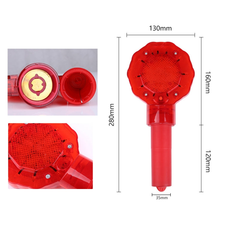 Traffic Warning Plum Blossom Light Handheld Construction Roadblock Light - Warning Lights by buy2fix | Online Shopping UK | buy2fix