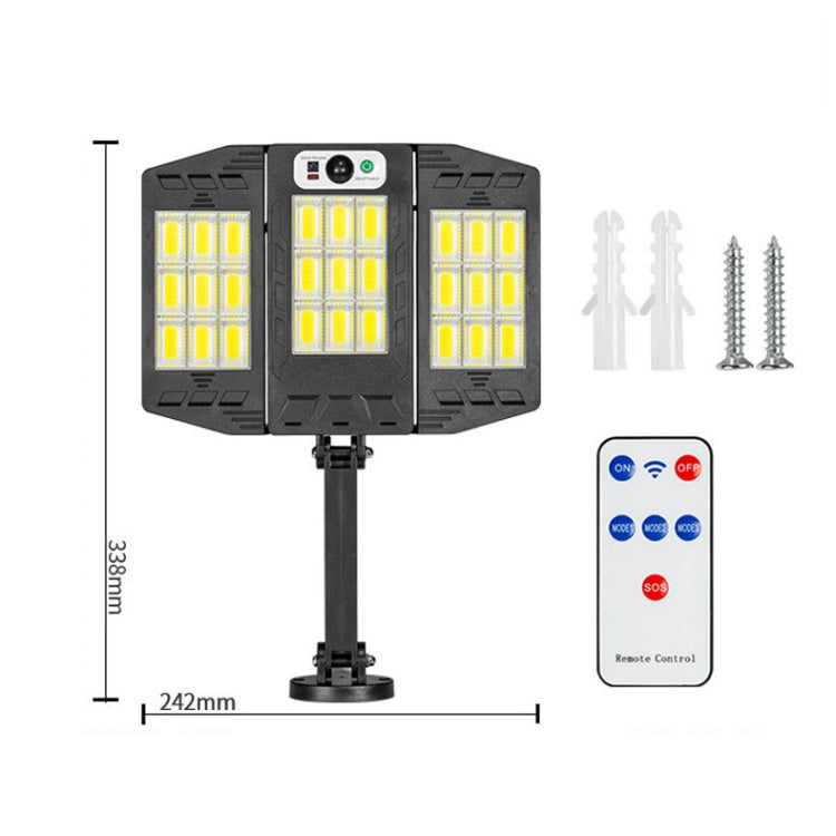 E-SMARTER W796-1 Solar Induction Courtyard Wall Light Smart Outdoor Lamp With Remote Control - Solar Lights by E-SMARTER | Online Shopping UK | buy2fix