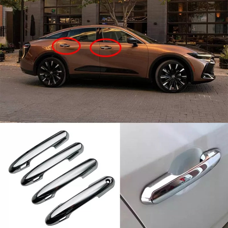 For 2023 Toyota Crown Right-hand Drive Door Handle Protection Cover Decoration(Electroplating Mirror) - Decorative Strip by buy2fix | Online Shopping UK | buy2fix