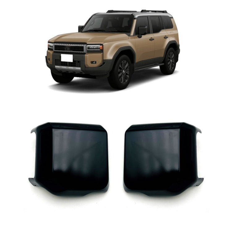 For 2024 Toyota Prado/Land Cruiser LC250 Right Hand Drive Mirror Cover(Piano Black) - Convex Mirror & Accessories by buy2fix | Online Shopping UK | buy2fix