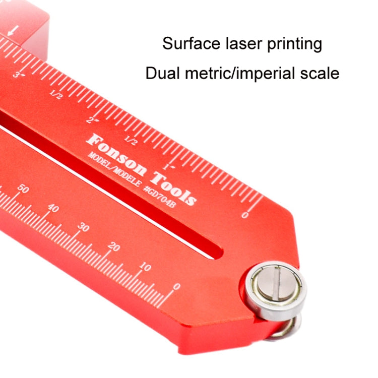 Fonson Woodworking Roller Table Saw Thin Cutting Board Guide Stopper, Model: GD704C - Others by Fonson | Online Shopping UK | buy2fix