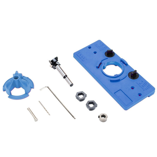 Fonson 35MM Woodworking Hinge Hole Opener Wooden Door Hinge Locator(Blue) - Others by Fonson | Online Shopping UK | buy2fix