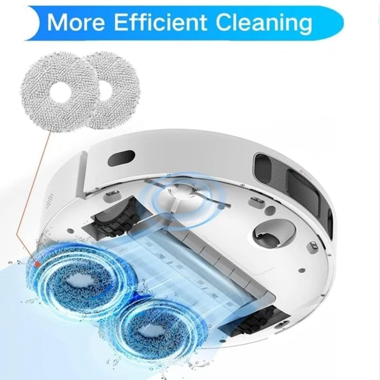 For Dreame L20 Ultra / X20 Pro / X20 Pro Plus Robot Vacuum Accessories 1 White Rubber Brush Cover - For Xiaomi Accessories by buy2fix | Online Shopping UK | buy2fix