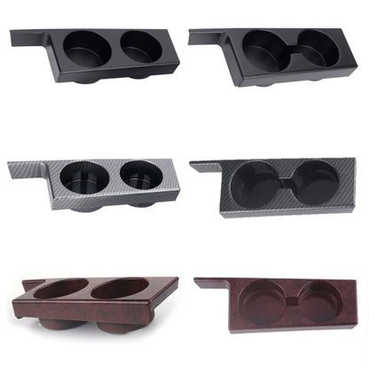 For BMW 5 Series E39/528i/530i/M5 Left-hand Drive Car Central Control Cup Holder, Color: Rosewood Color - Car Drink Holders by buy2fix | Online Shopping UK | buy2fix