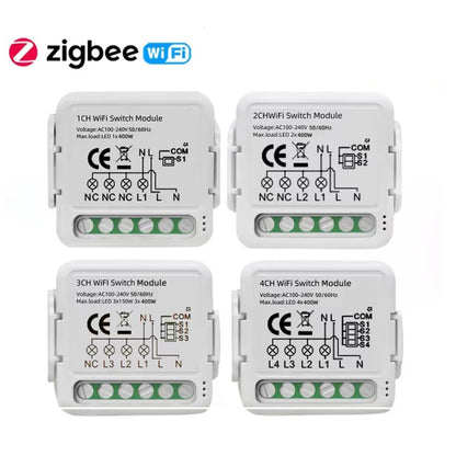 3CH Zigbee Smart Switch Module For Alexa / Google Home / Tuya Smart Life APP - Smart Switch by buy2fix | Online Shopping UK | buy2fix