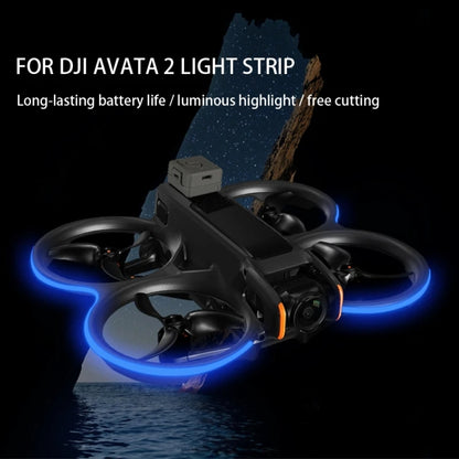 For DJI Avata 2 RCSTQ Colorful Luminous Light Belt High Bright Tube Night Flight Warning Light Strip(Blue) - Other by RCSTQ | Online Shopping UK | buy2fix