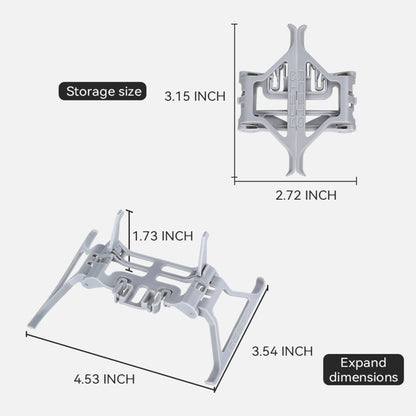 For DJI Mini 3 Pro RCSTQ Booster Stand Folding Landing Gear - Holder Series by RCSTQ | Online Shopping UK | buy2fix