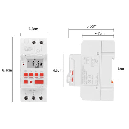 SINOTIMER TM919B-4 12V 30A Programmable Digital Timer Switch Automatic Cycle Timing Controller - Switch by SINOTIMER | Online Shopping UK | buy2fix