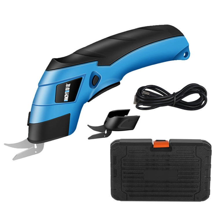 MOYI Electric Scissors Handheld Cloth Paper Box Cutting Tool, Specifications: Single Blade Plastic Box - DIY Apparel Sewing by MOYI | Online Shopping UK | buy2fix