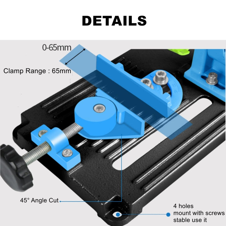 MOYI Small Multifunctional Modified Table Saw Electric Drill Angle Grinder Fixed Bracket(6105B) - Abrasive Tools & Accessories by MOYI | Online Shopping UK | buy2fix