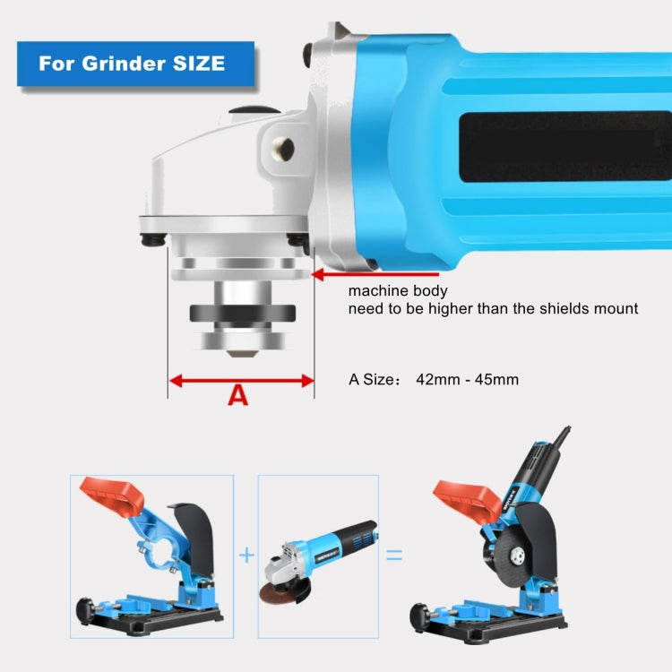 MOYI Small Multifunctional Modified Table Saw Electric Drill Angle Grinder Fixed Bracket(6105B) - Abrasive Tools & Accessories by MOYI | Online Shopping UK | buy2fix