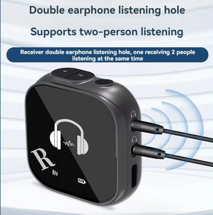 5.8G  Wireless In-ear Monitor System Support Dual-Earphone Monitoring One To Four - Microphone by buy2fix | Online Shopping UK | buy2fix