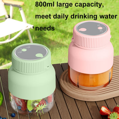 800ml Multifunctional Wireless Portable Juicer Large-capacity Outdoor Juicer(Green) - Electric juicers by buy2fix | Online Shopping UK | buy2fix