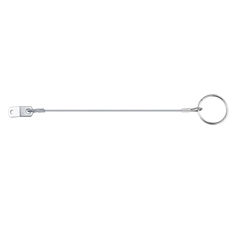 4.5mm 316 Stainless Steel Marine Hardware Spring Safety Stop, Specifications: 240mm Rope - Marine Accessories & Parts by buy2fix | Online Shopping UK | buy2fix