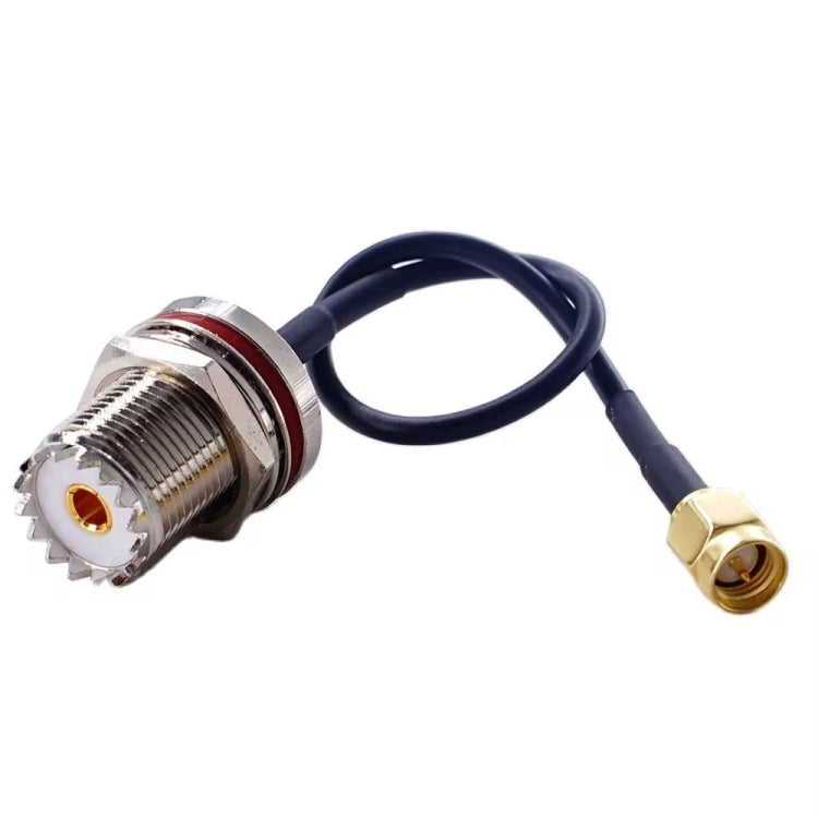 30cm SMA Male To SO239 UHF Female Coaxial RF Cable RG174 Coaxial Connector - Connectors by buy2fix | Online Shopping UK | buy2fix