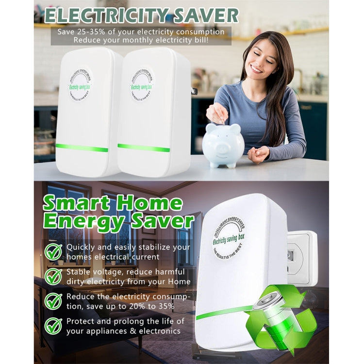 SD008 Smart Home Energy Saver Portable Safety Power Saving Box(EU Plug) -  by buy2fix | Online Shopping UK | buy2fix