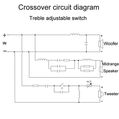 3505A High Medium And Low 3-Way Audio Crossover Stage Speaker Divider - Audio Crossover by buy2fix | Online Shopping UK | buy2fix