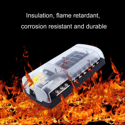 RV Yacht 12-way LED Insulated Flame-retardant Fuse Holder Box with Wire(Configuration 4) - Fuse by buy2fix | Online Shopping UK | buy2fix