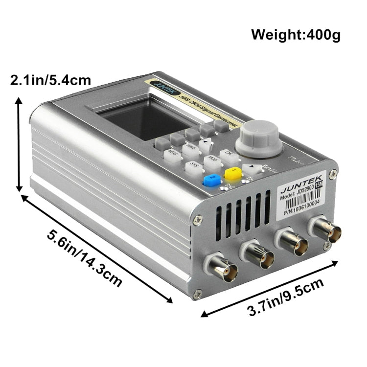 JUNTEK Programmable Dual-Channel DDS Function Arbitrary Waveform Signal Generator, Frequency: 40MHz(AU Plug) - Other Tester Tool by buy2fix | Online Shopping UK | buy2fix