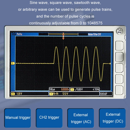 JUNTEK Programmable Dual-Channel DDS Function Arbitrary Waveform Signal Generator, Frequency: 15MHz(EU Plug) - Other Tester Tool by buy2fix | Online Shopping UK | buy2fix