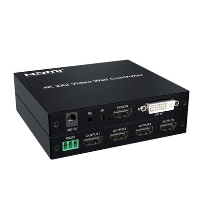 4K 2x2 HDMI Video HD Splice Support HDMI / DVI Input 4CH HDMI Output US Plug - Splitter by buy2fix | Online Shopping UK | buy2fix