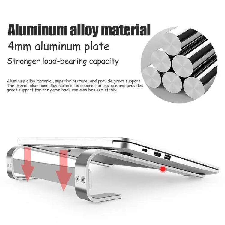 Aluminum Alloy Desktop Laptop Stand(Silver) - Laptop Stand by buy2fix | Online Shopping UK | buy2fix