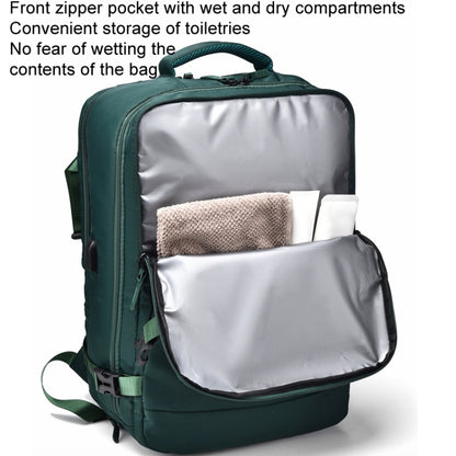 WEIXIER B692 Large Capacity Shoulder Bag Business Travel Computer Backpack(Green) - Double-shoulder Bags by WEIXIER | Online Shopping UK | buy2fix